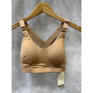 CALIA Sports Bra XS Medium Brown Double Strap New